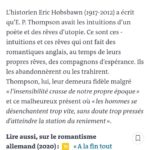 Média — Les Romantiques. L’Angleterre à l’âge des révolutions